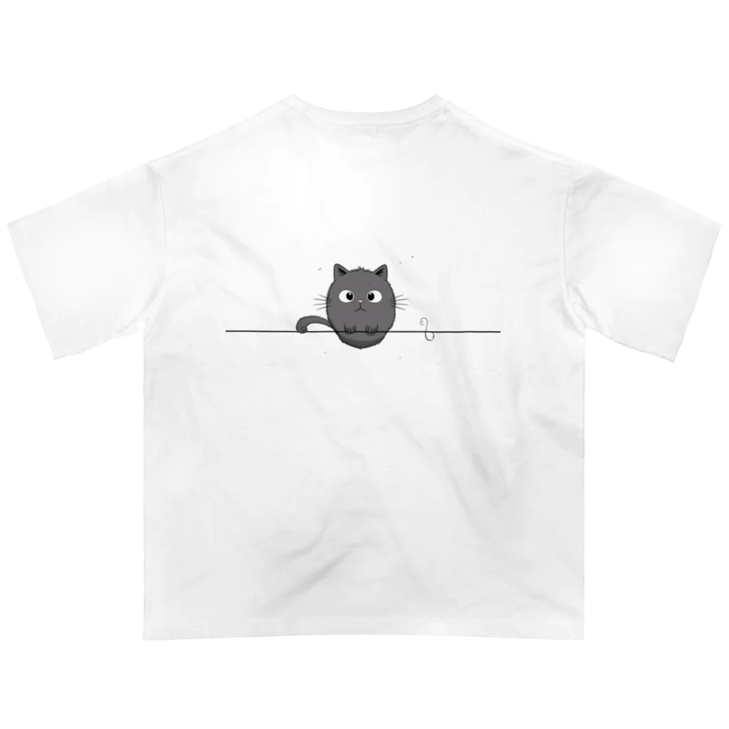 Yokogawaのはらはら猫 Oversized T-Shirt