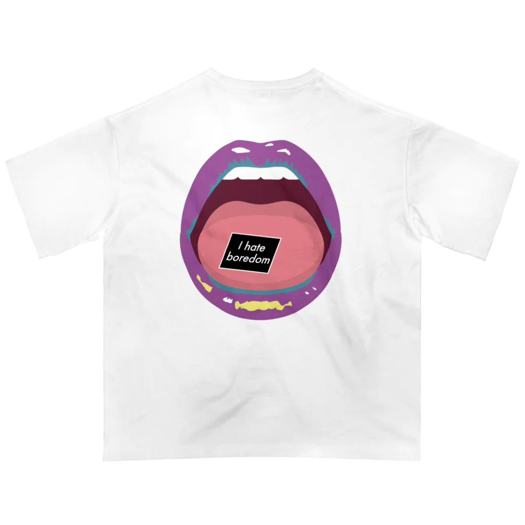 ゴトーアヒルのmouth & paper 退屈が大嫌いver. オーバーサイズTシャツ