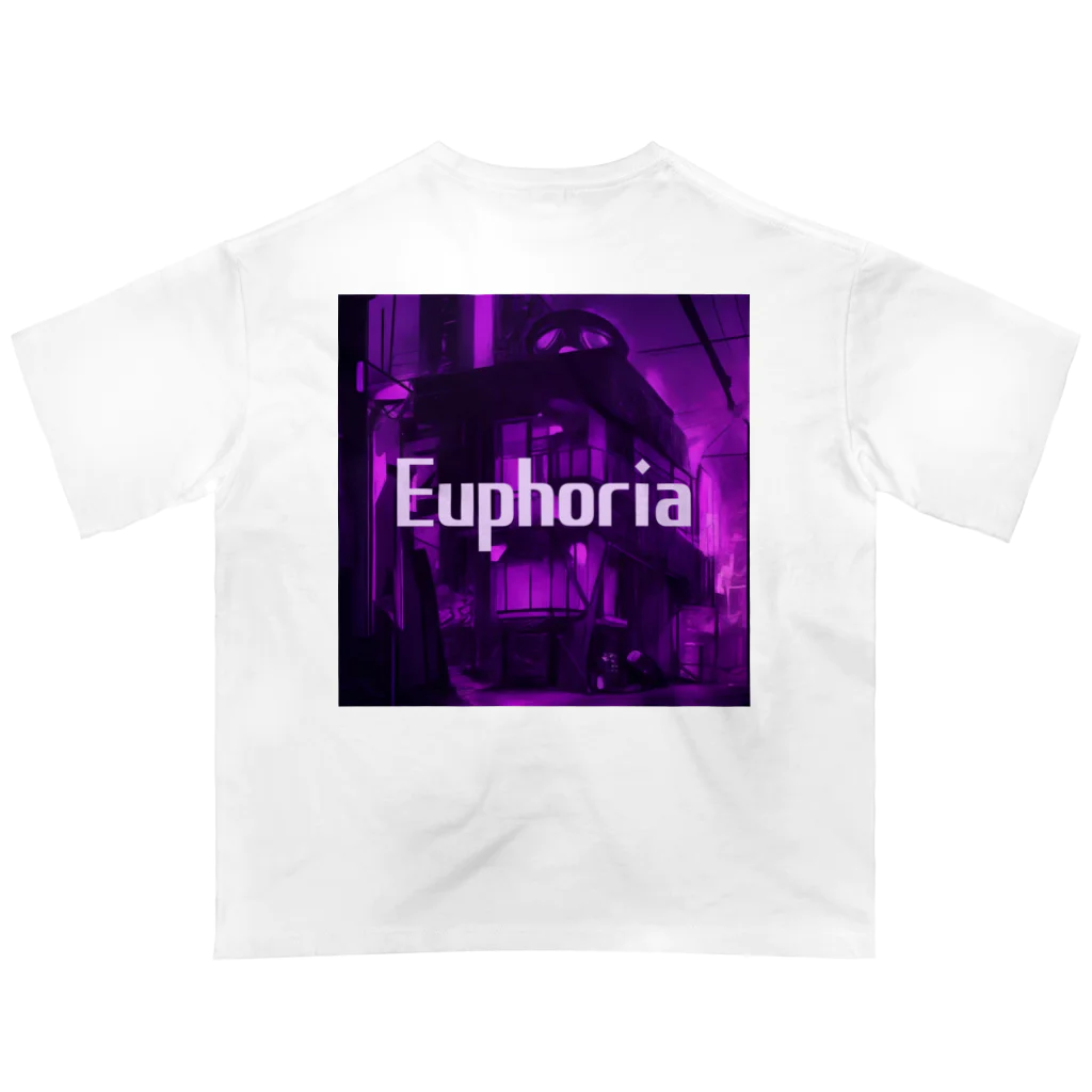 EuphoriaのEuphoria street LOGO  Oversized T-Shirt