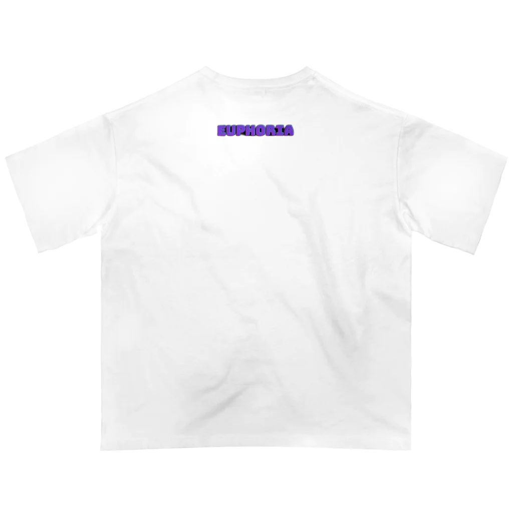 EuphoriaのEuphoria Neon Purple Oversized T-Shirt