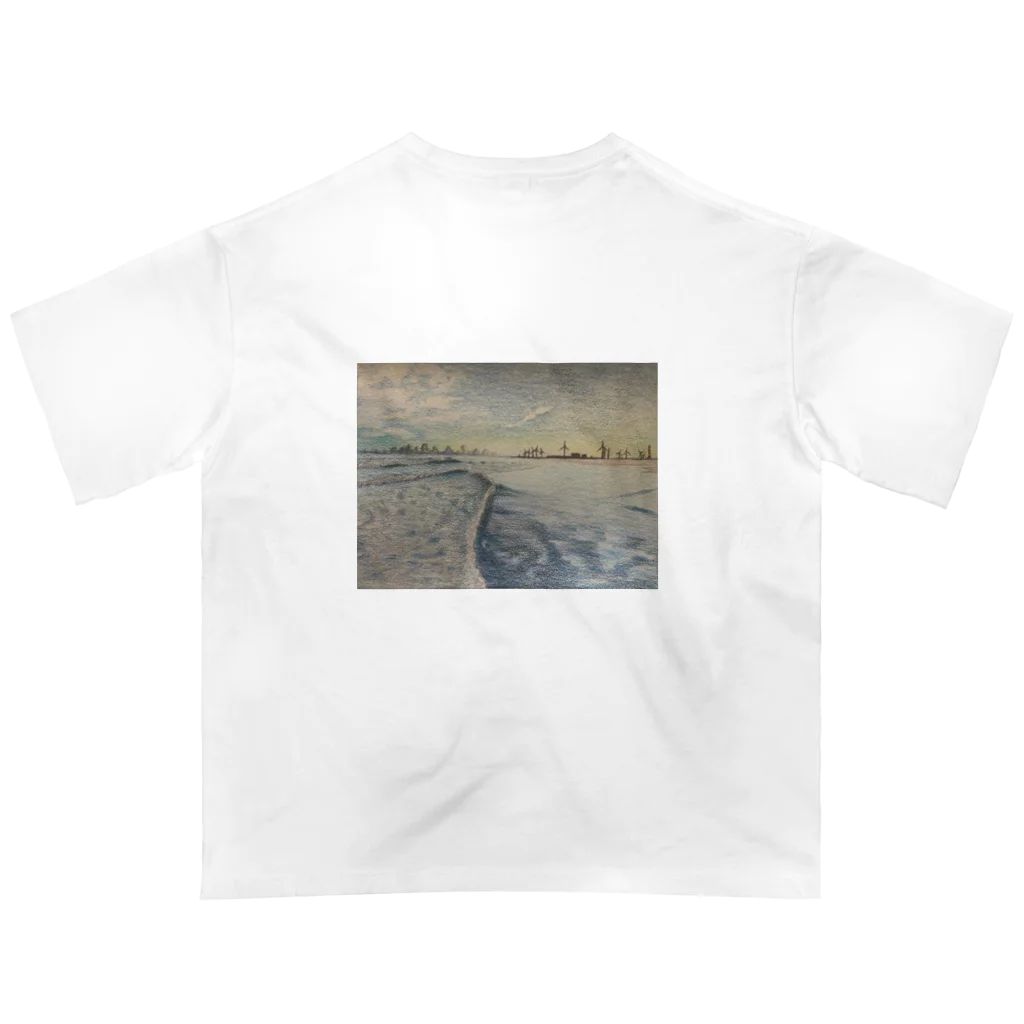 The world in you.のあの日の海 Oversized T-Shirt