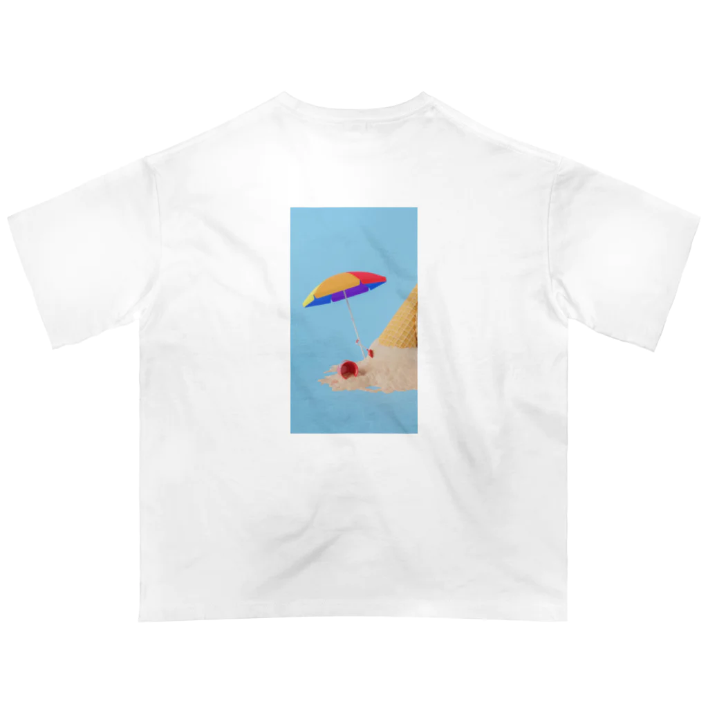 Iscream!のIce cream with parasol オーバーサイズTシャツ