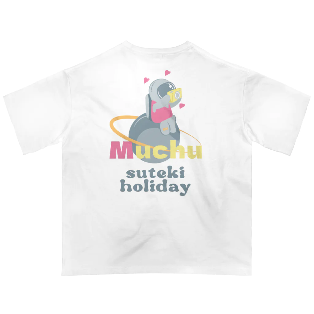 ステキ休日委員会（maehuri）の絵日記Tシャツ03 Oversized T-Shirt