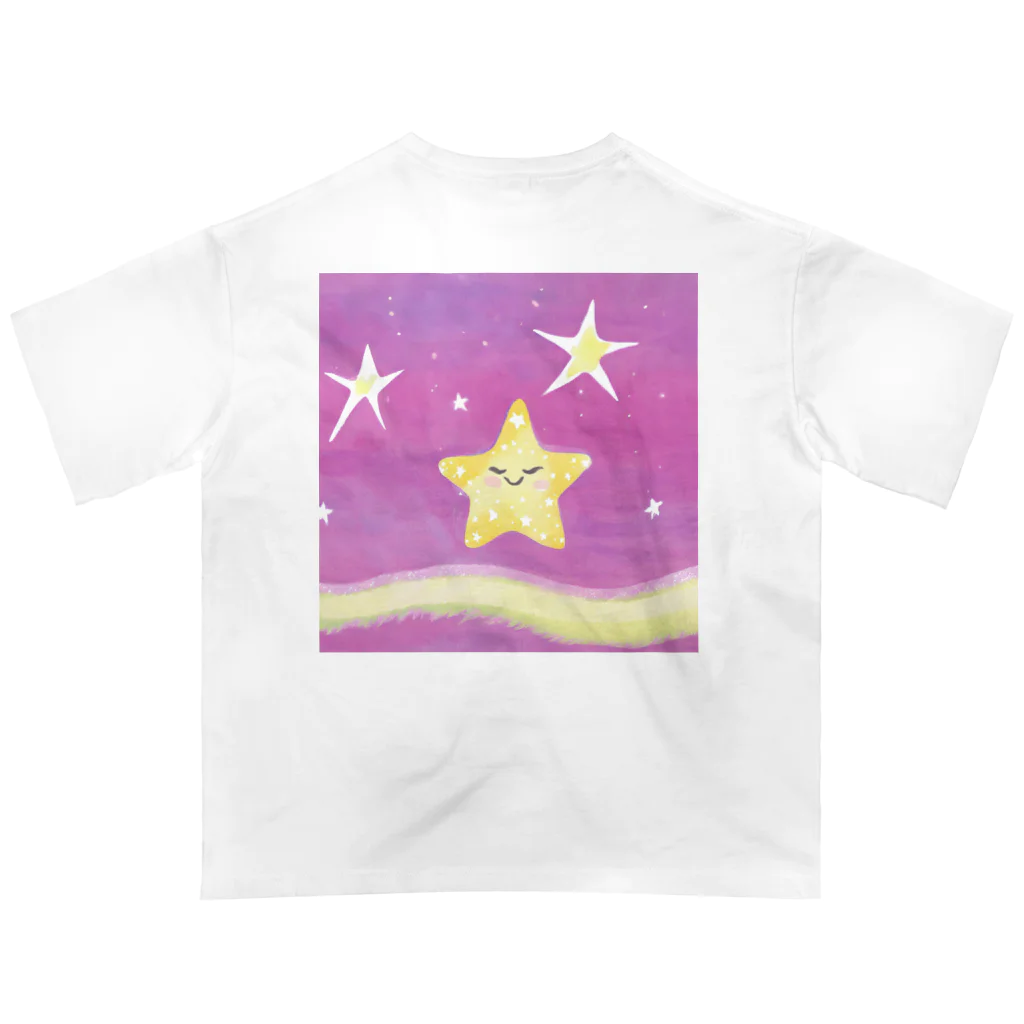 オハナショップの幸せを与えるキラキラ星 Oversized T-Shirt