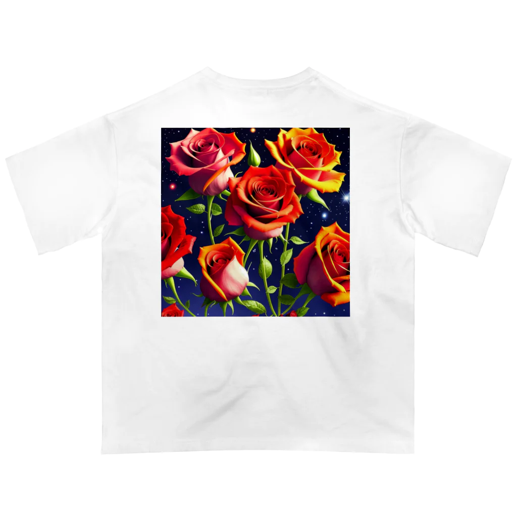 reonasdの情熱の神秘薔薇 Oversized T-Shirt