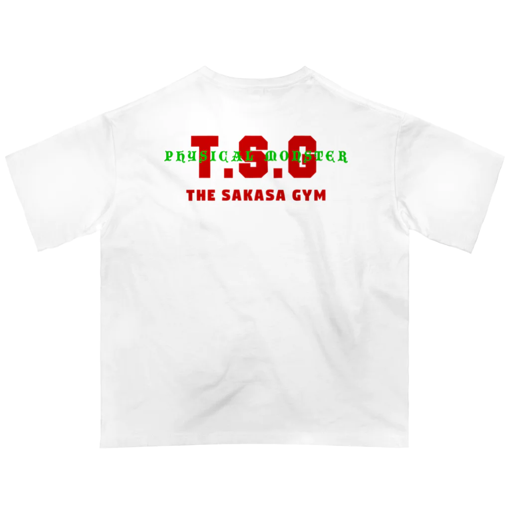 THE SAKASA  GYMのTSG physical monster label  オーバーサイズTシャツ