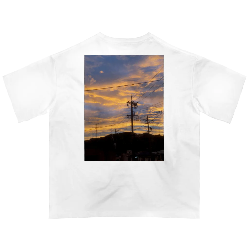 life photo goods shopの夕焼け Oversized T-Shirt