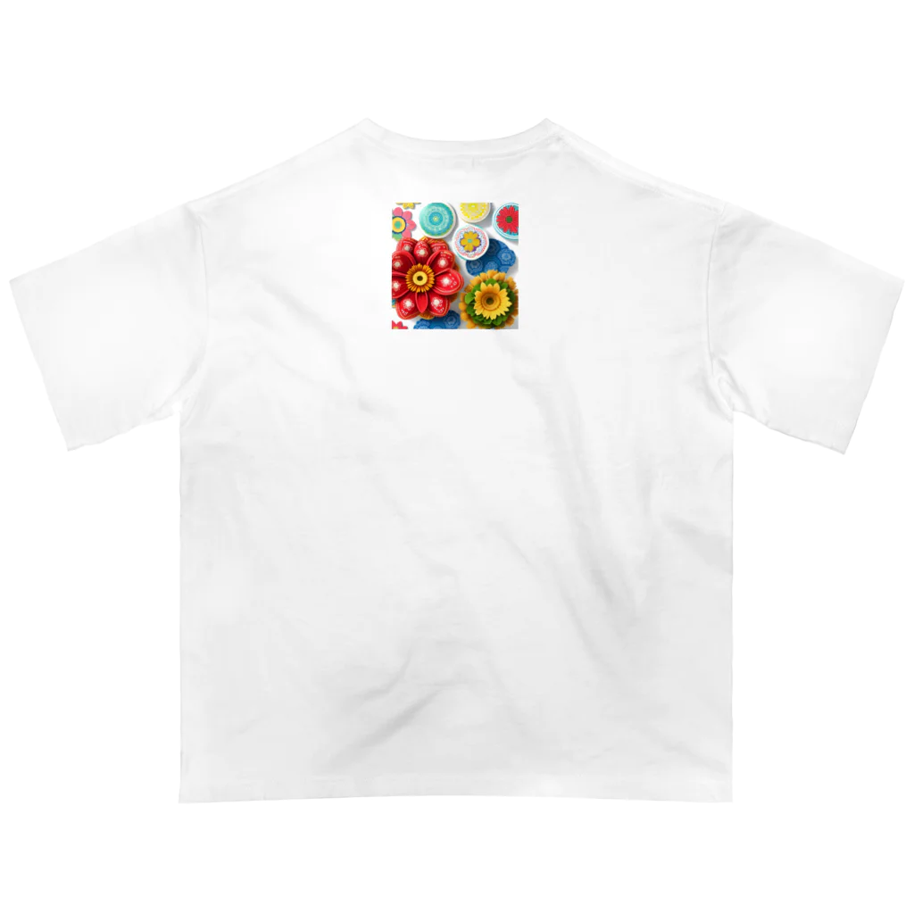 屋台 CLINICのフラワー3D風 Oversized T-Shirt