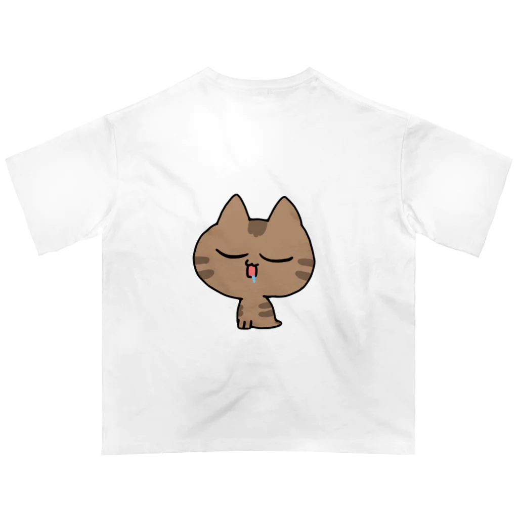 えじ。の表情が豊かなネコちゃん オーバーサイズTシャツ