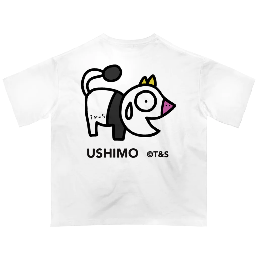 T&S.TWINS.ART.SHOPのUSHIMO オーバーサイズTシャツ