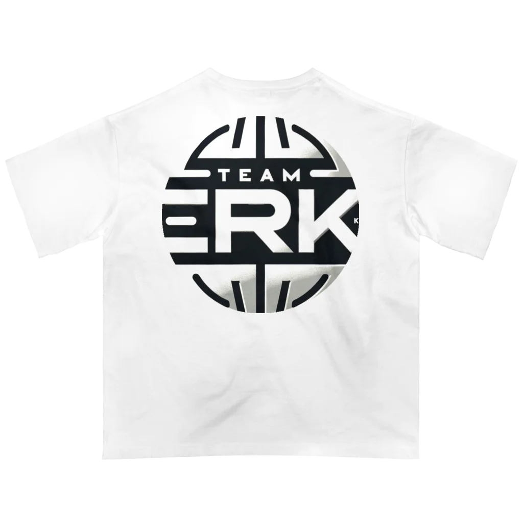 脳力療法研究所【TEAM 脳RK】の脳と愛のアート オーバーサイズTシャツ