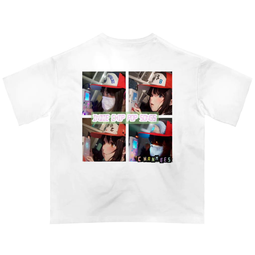 chanmeesのindie chip pop オーバーサイズTシャツ