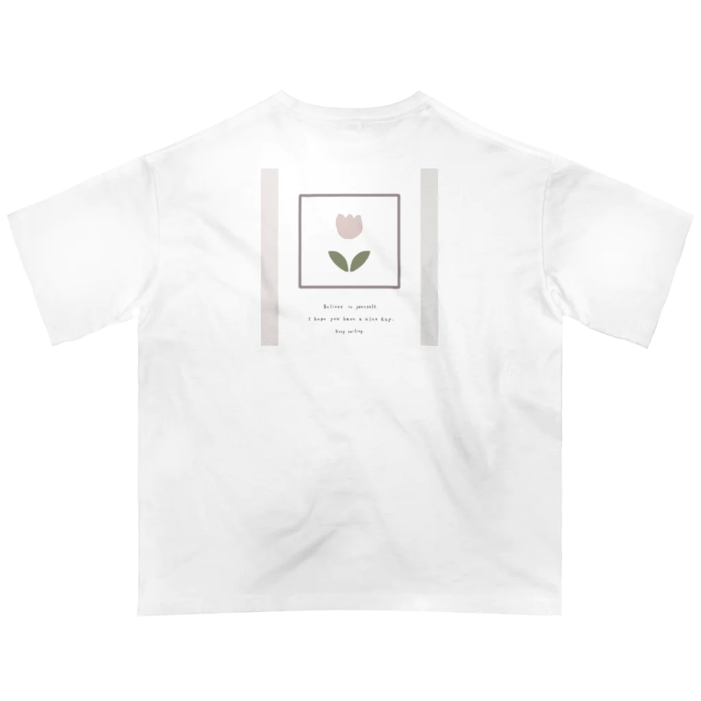 rilybiiの🍑 peach tulip* Oversized T-Shirt