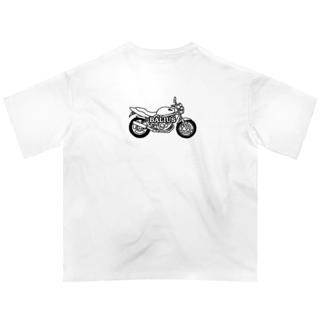 O-typeのバイクTシャツ　(バリオス) オーバーサイズTシャツ