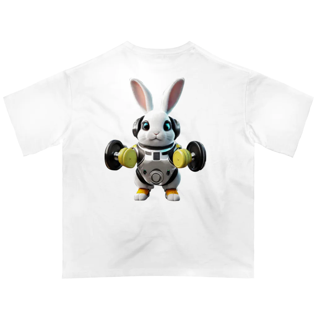 Amenableのサイバーウサギさん オーバーサイズTシャツ