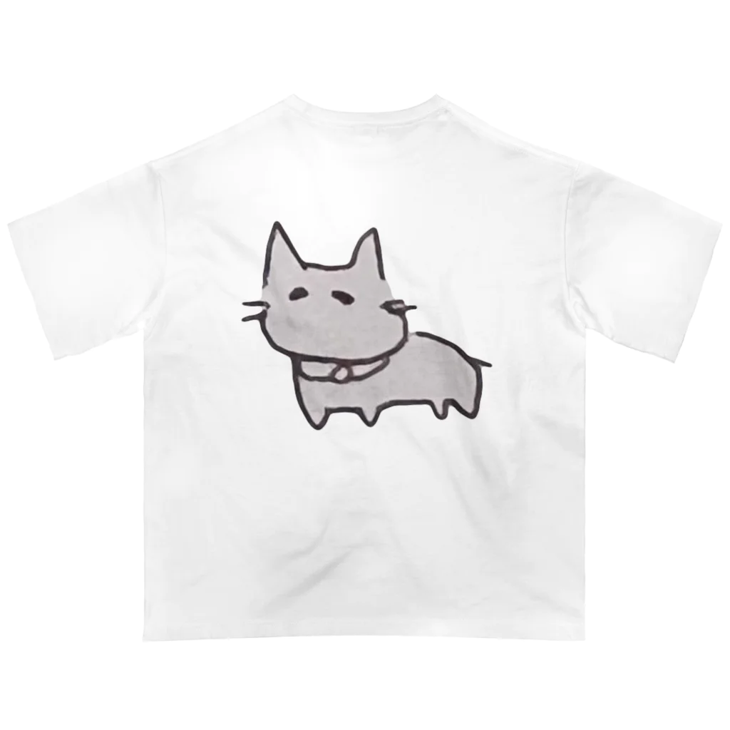 イソギンチャクのクマノミのねむいねこ オーバーサイズTシャツ