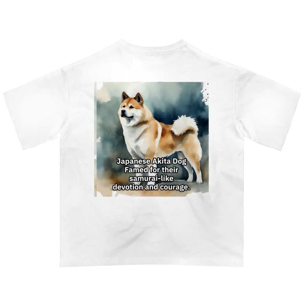 宗乙商店のSamurai Dog オーバーサイズTシャツ