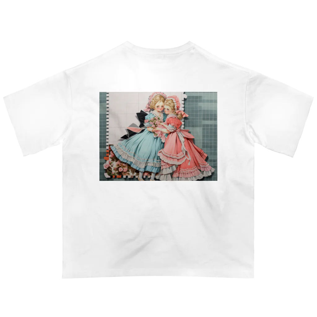 AQUAMETAVERSEの可愛い姉妹たち アメジスト2846 Oversized T-Shirt