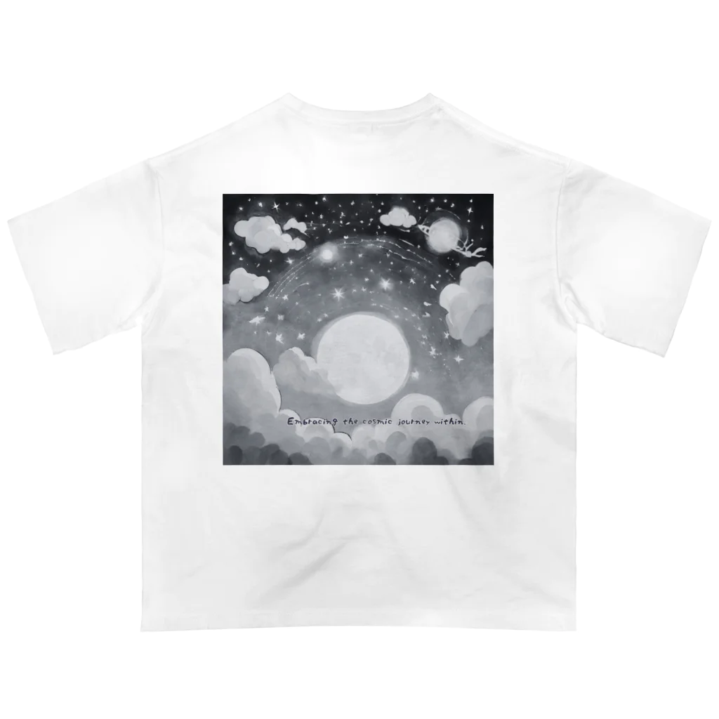 hydrangea-macrophyllaのEmbracing the cosmic journey within. Oversized T-Shirt