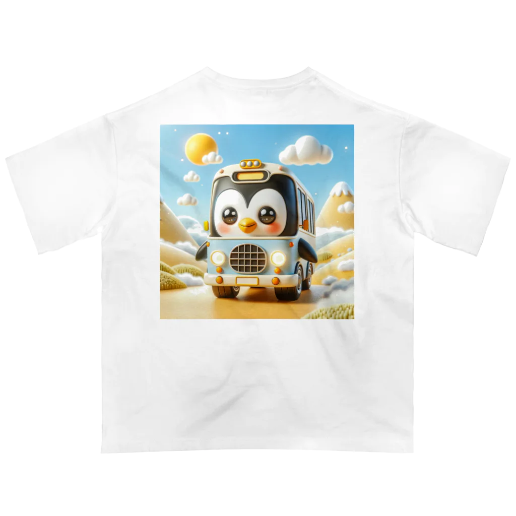 iwabousのペンギンバス Oversized T-Shirt