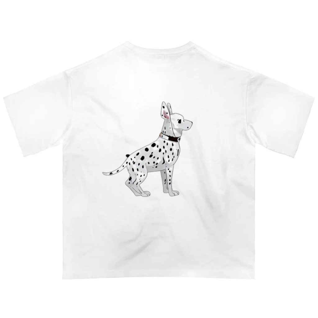 wonderful dogのクールなダルメシアンくん Oversized T-Shirt