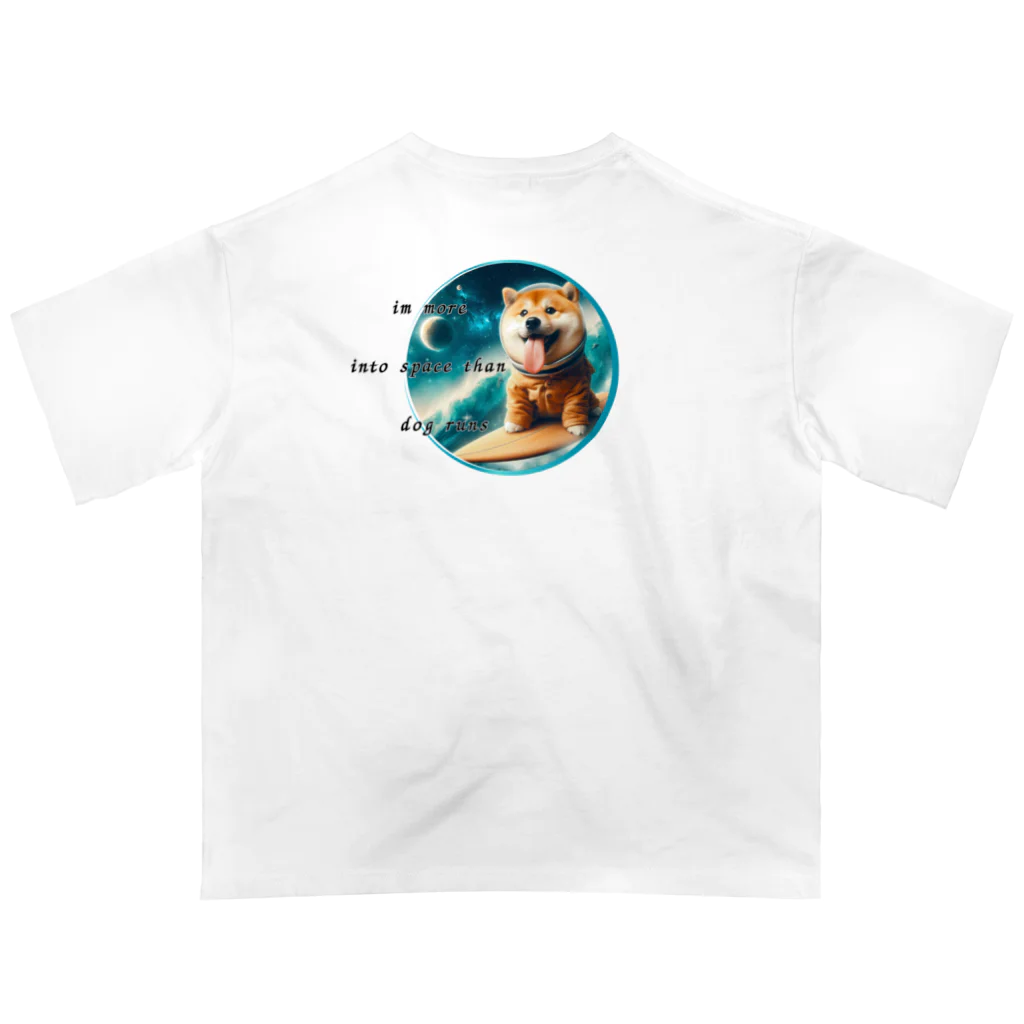 商店harrarの宇宙犬（犬海君） Oversized T-Shirt