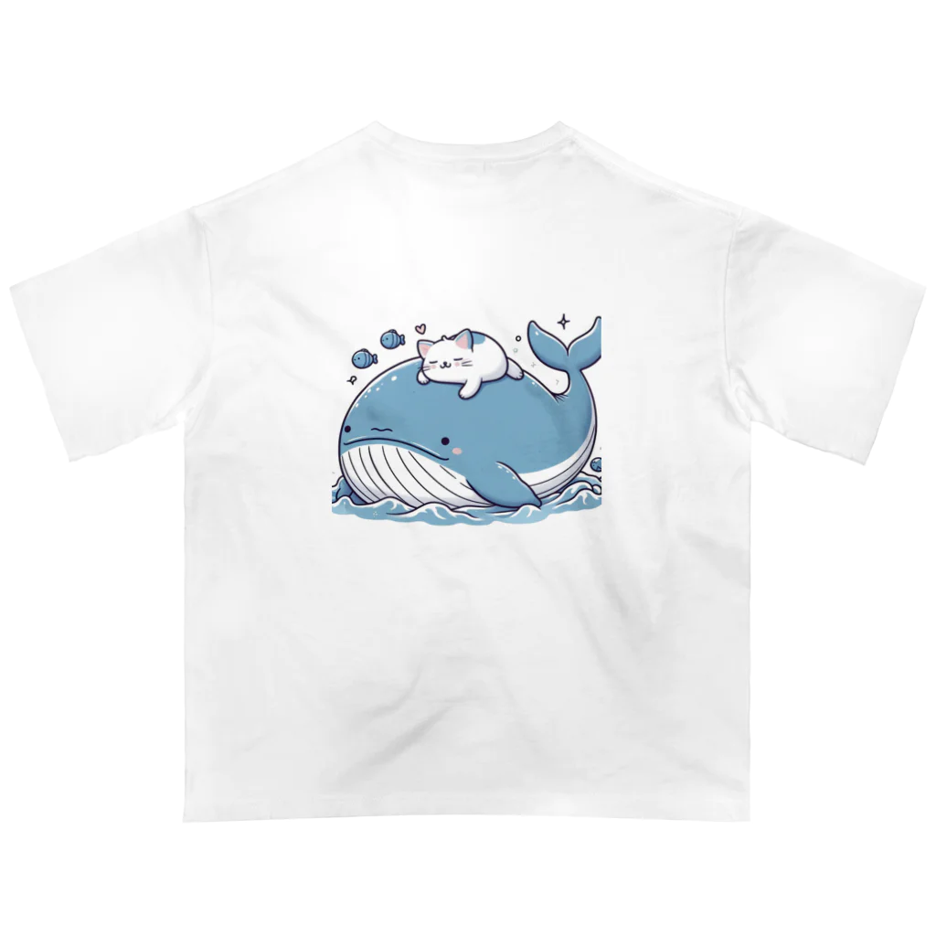 ニャーちゃんショップの眠りネコ Oversized T-Shirt