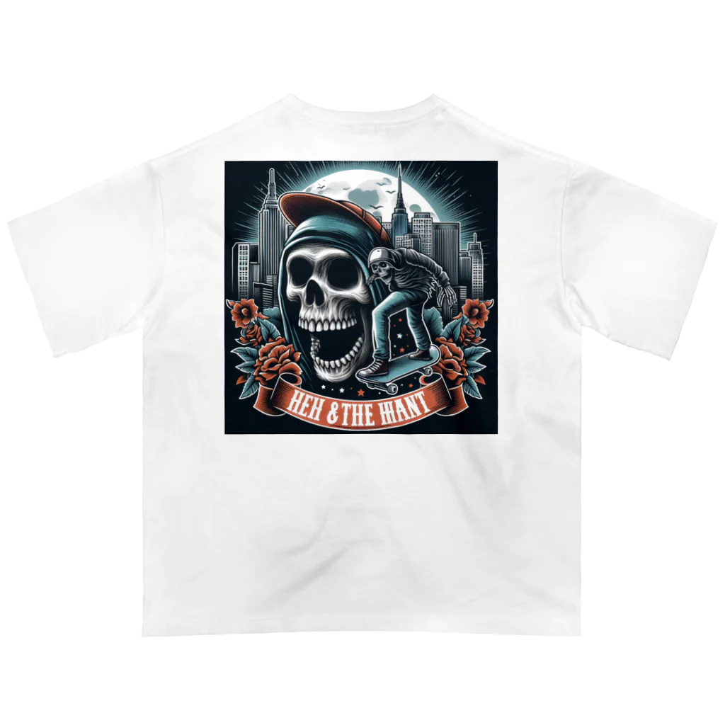 _Aloha_のskull 4 オーバーサイズTシャツ