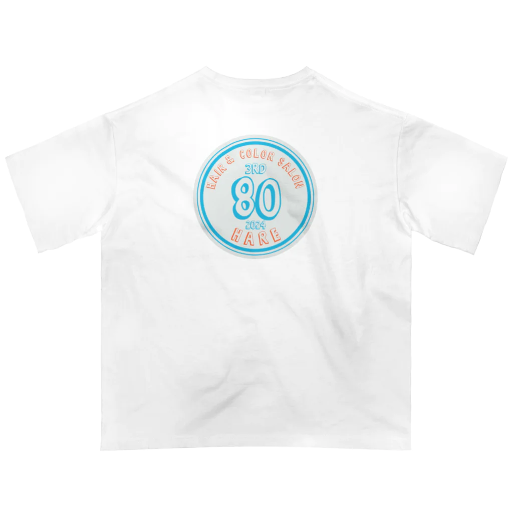 HAIR & COLOR SALON 80【HARE】の80マスコットキャラ オーバーサイズTシャツ