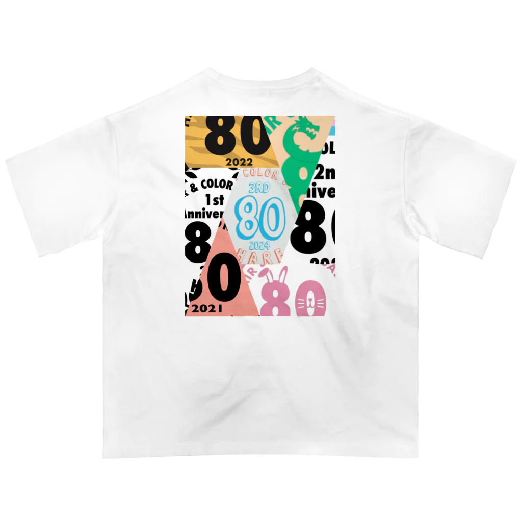 HAIR & COLOR SALON 80【HARE】の80マスコットトリオ オーバーサイズTシャツ