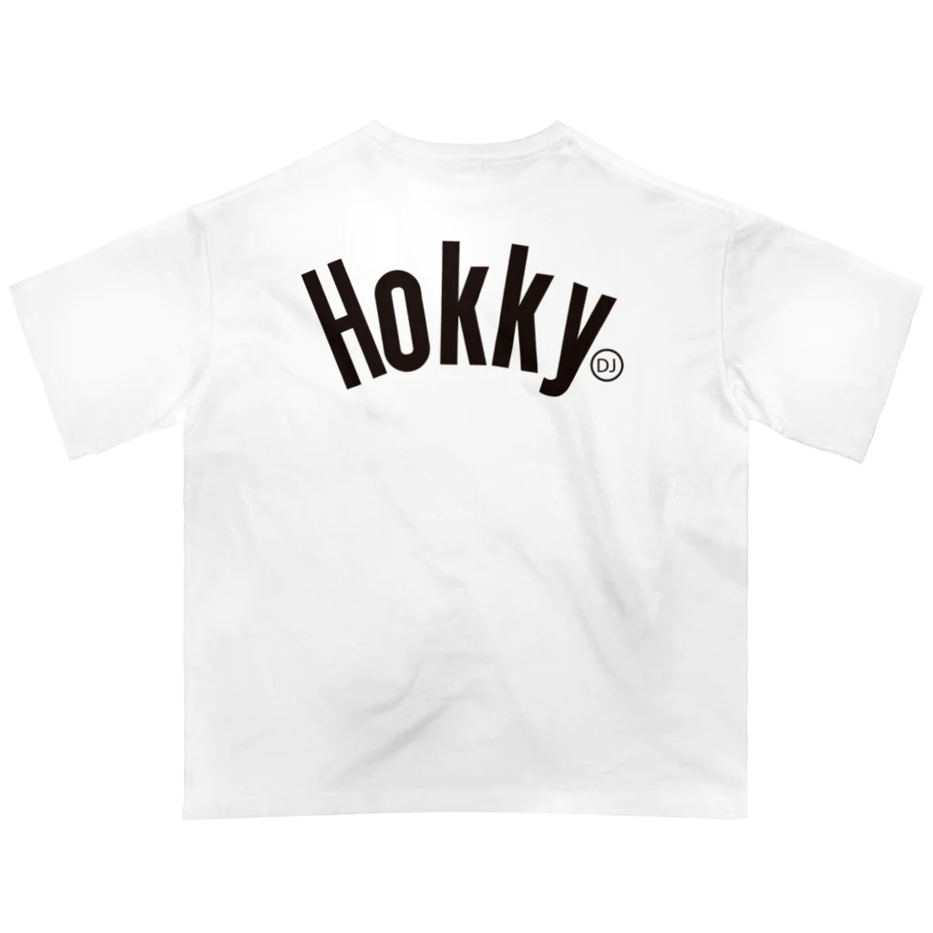 DJ HOKKY OFFICIAL GOODS 2024のHOKKY 黒ロゴ　 Oversized T-Shirt