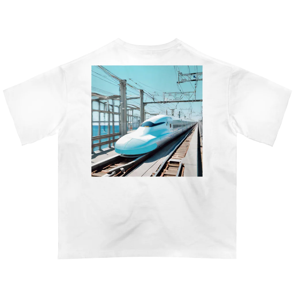 DAIKINGのブルー新幹線 オーバーサイズTシャツ