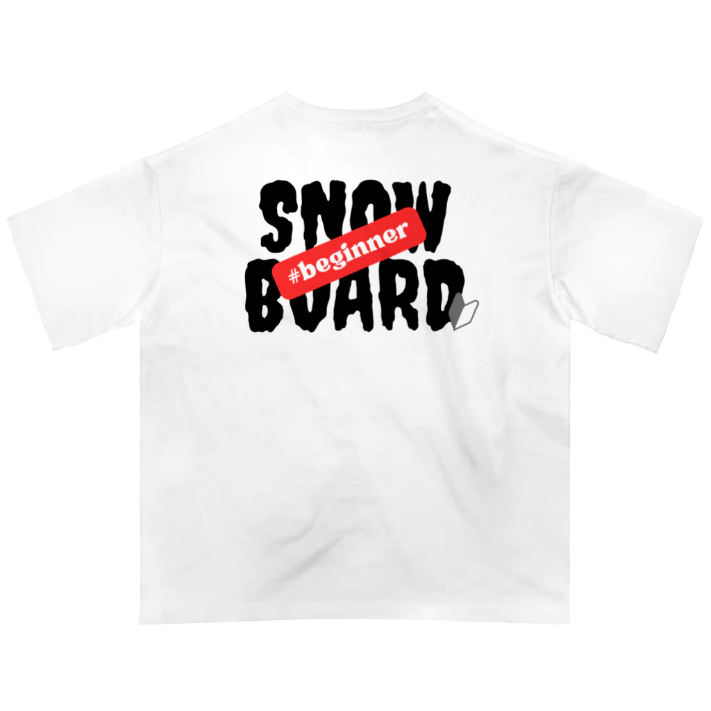 THREE;RIDE_Surf/Skate/SnowのTHREE RIDE ：初心者スノーボーダーＴシャツ Oversized T-Shirt