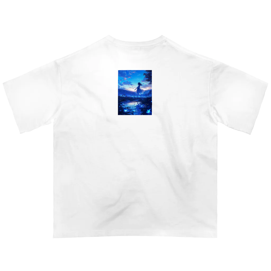 AQUAMETAVERSEの贅沢な夕暮れのひと時を貴女に　Hime  2530 Oversized T-Shirt