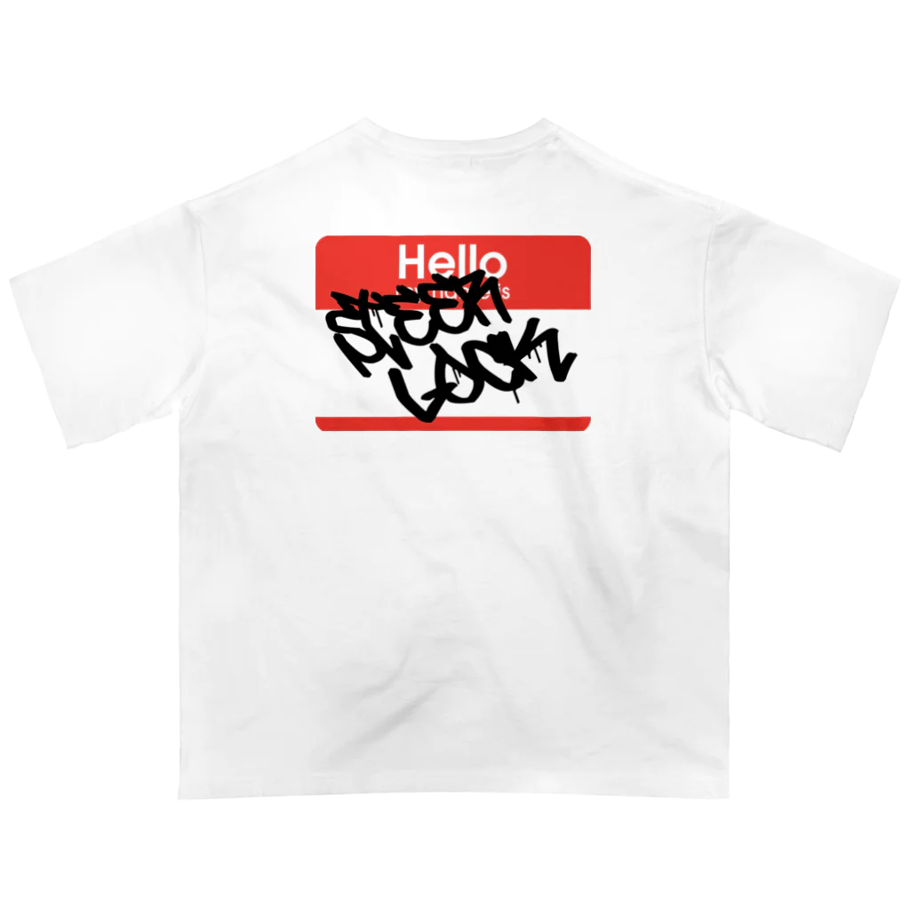 STEER LOCKのhollo my... ロゴ Oversized T-Shirt