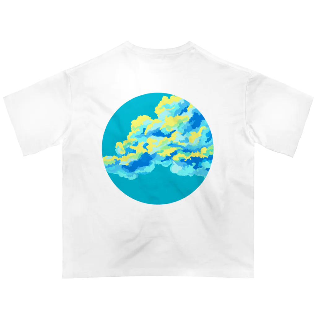 すずめの青い雲 Oversized T-Shirt