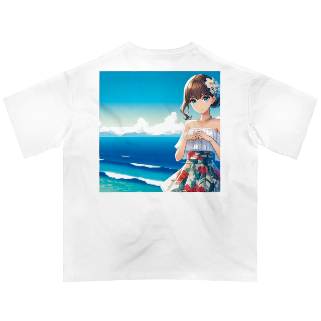 かるるんショップの夏と南国と休日と Oversized T-Shirt