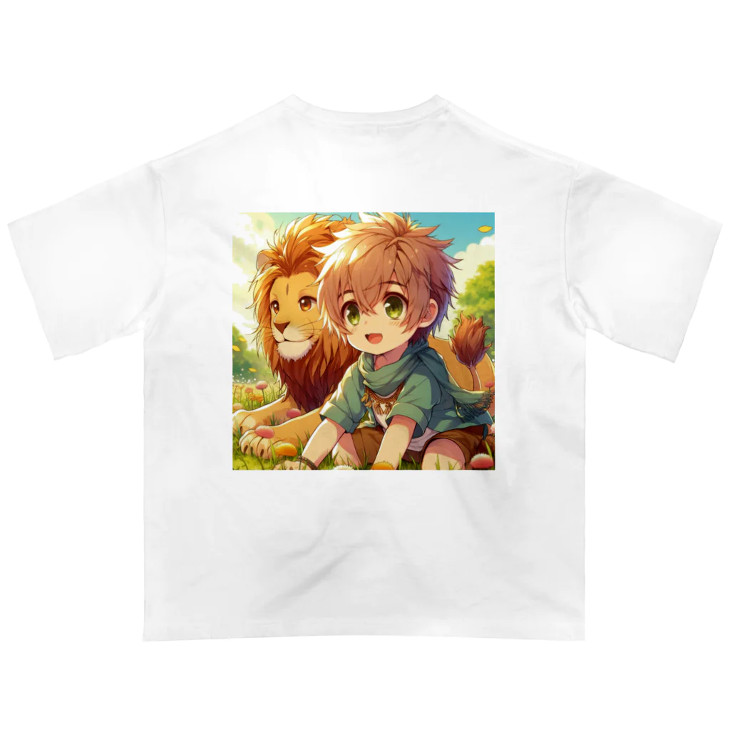 akipoyoのレオとルカ💛 オーバーサイズTシャツ