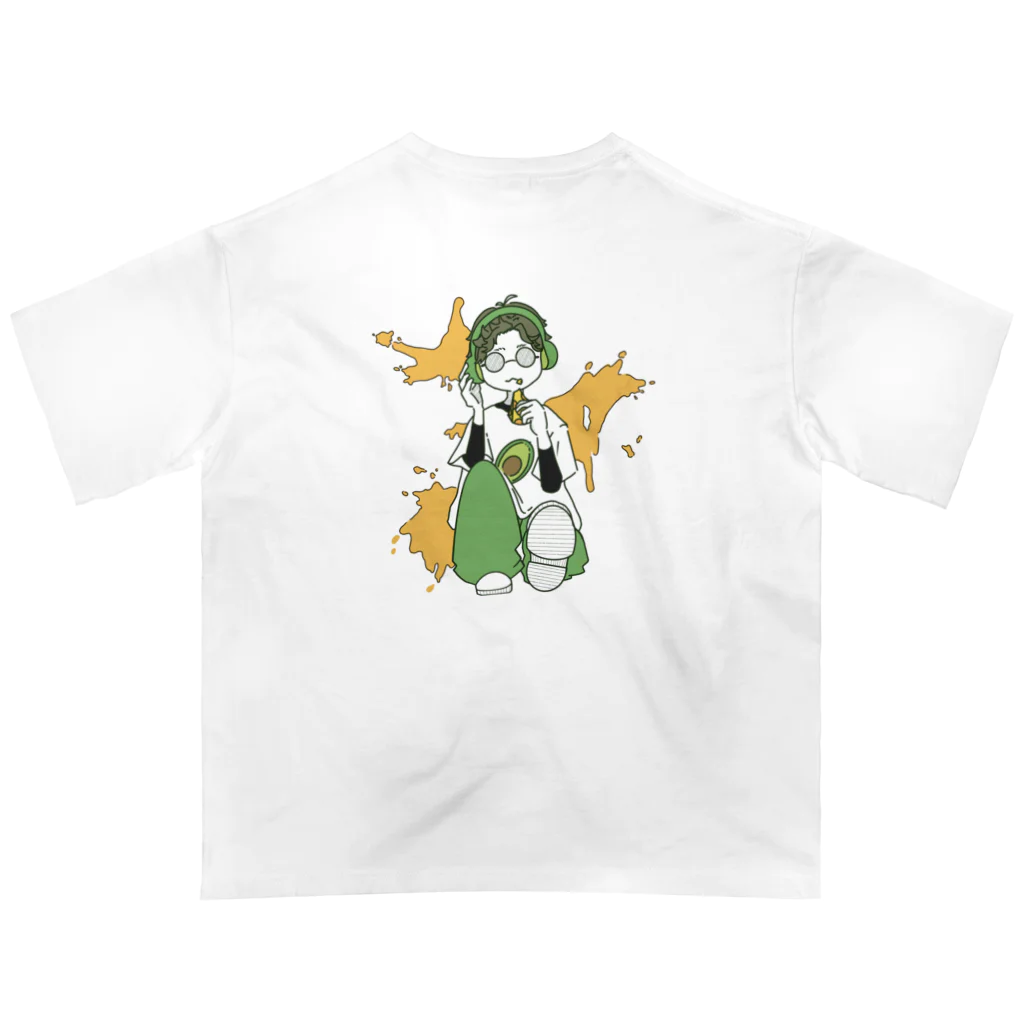 きーじぇくんのきーじぇ君withアボカドチーズ Oversized T-Shirt