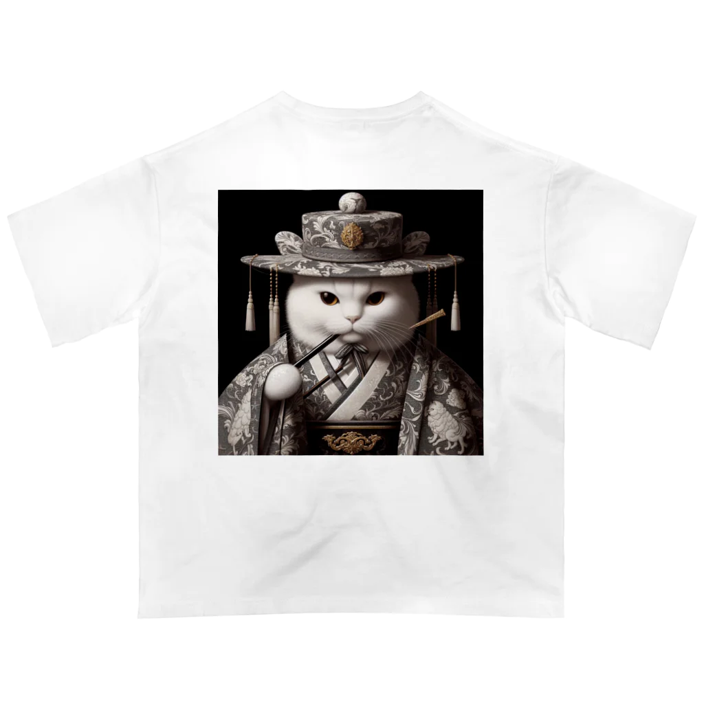 ArtVoyageの猫殿の風雅 Oversized T-Shirt