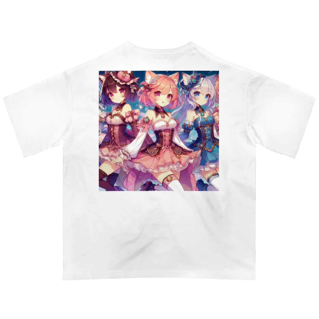 ひろひろショップの魔法少女 Oversized T-Shirt