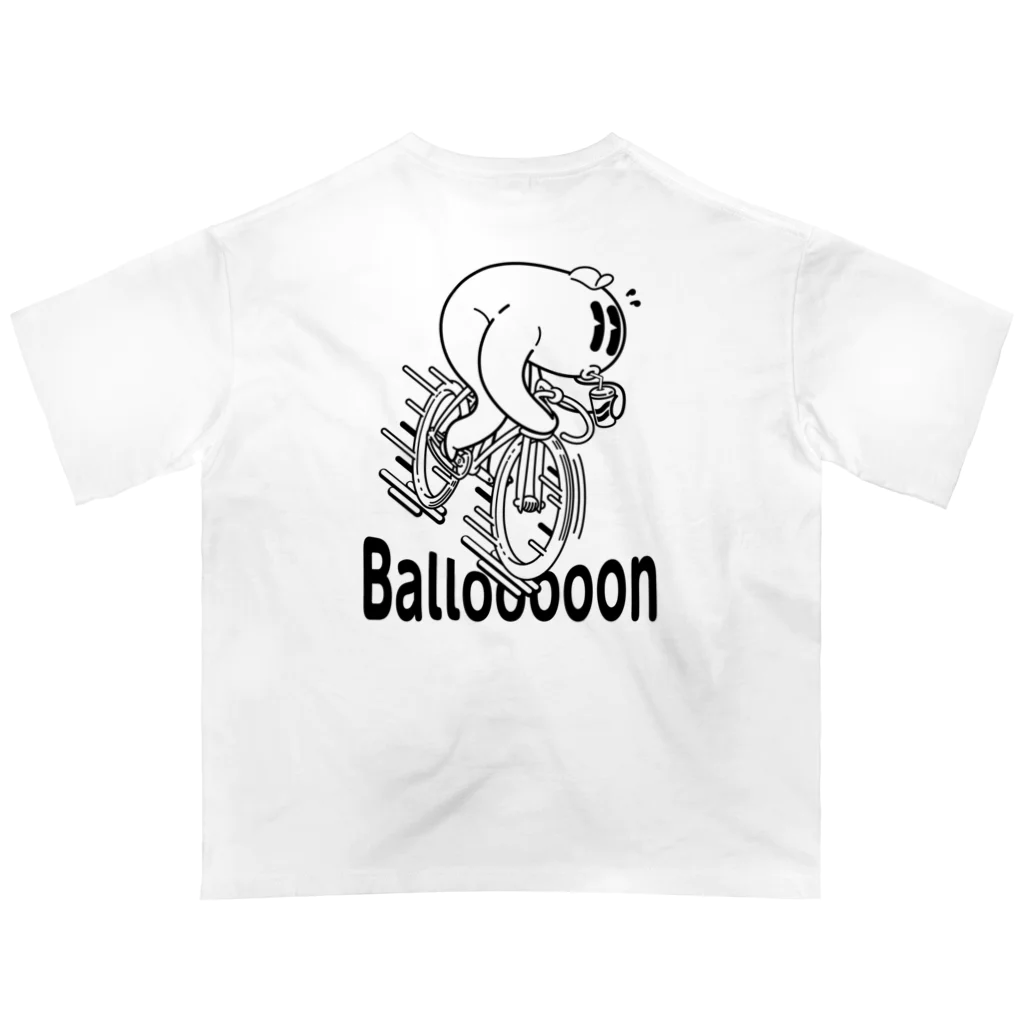 nidan-illustrationの"Ballooooon" #2 オーバーサイズTシャツ