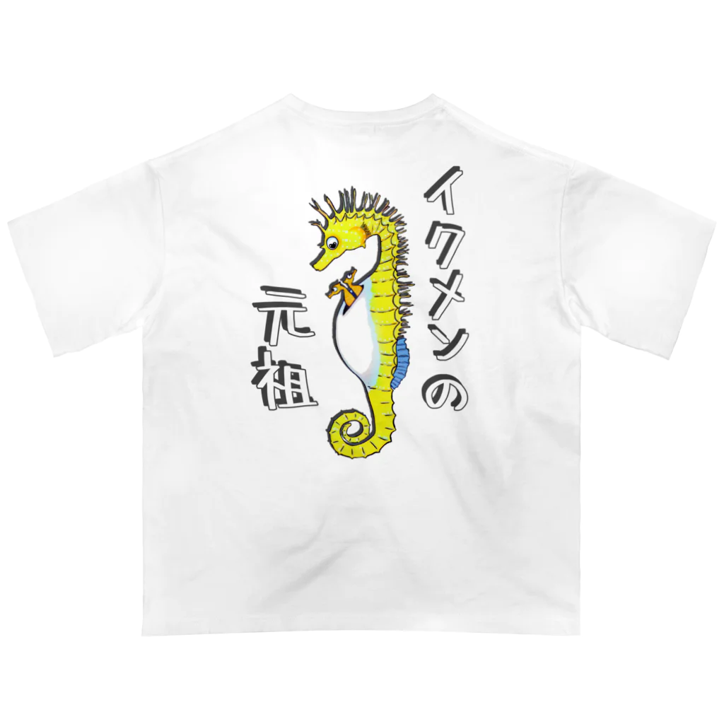 LalaHangeulのイクメンの元祖　バックプリント Oversized T-Shirt