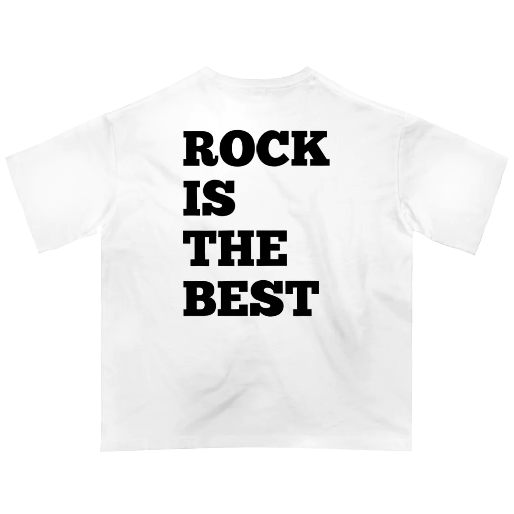 L&RのL&R  LIVE and ROCK  ROCK IS THE BEST 表裏デザイン オーバーサイズTシャツ