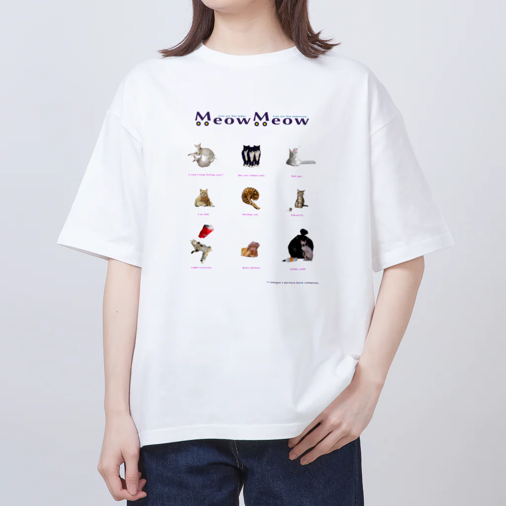 nantonakuのcat 図鑑 オーバーサイズTシャツ