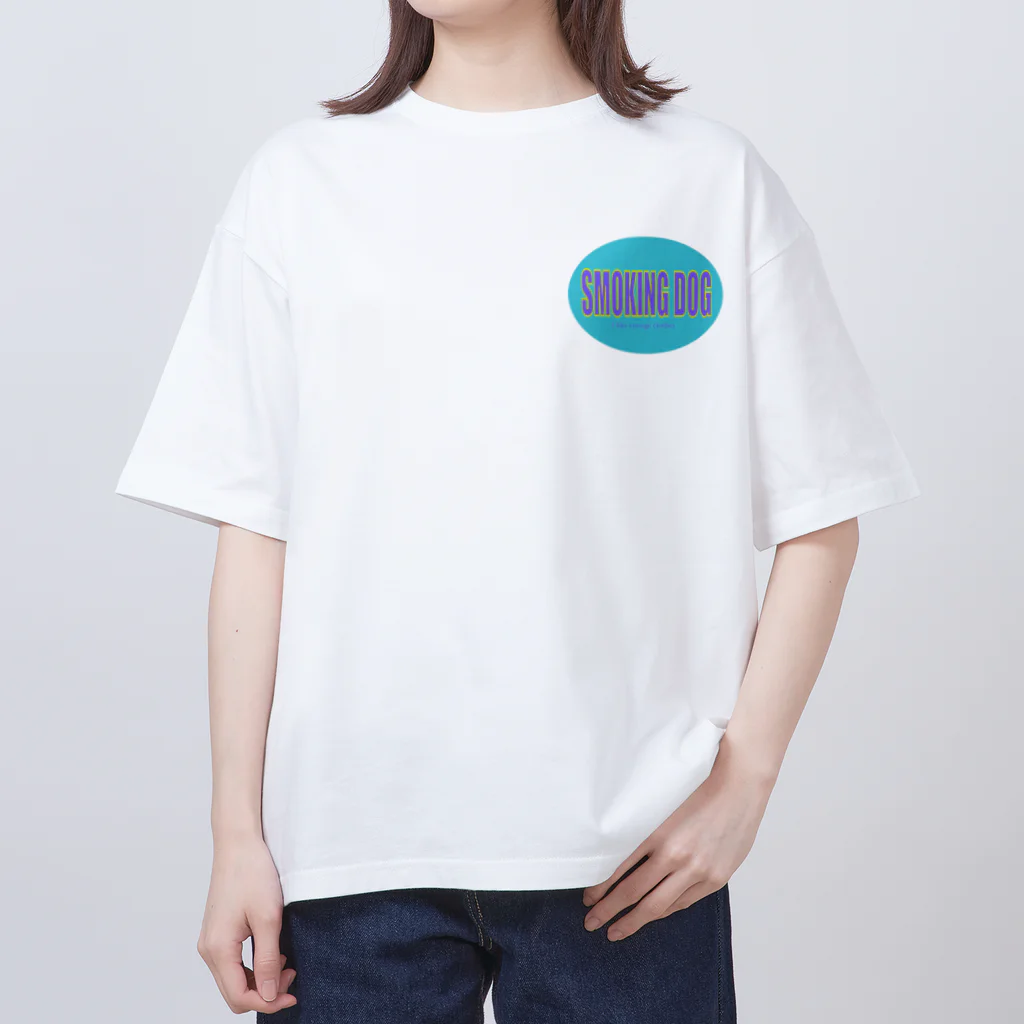 あきらんどのsmoking dog Oversized T-Shirt