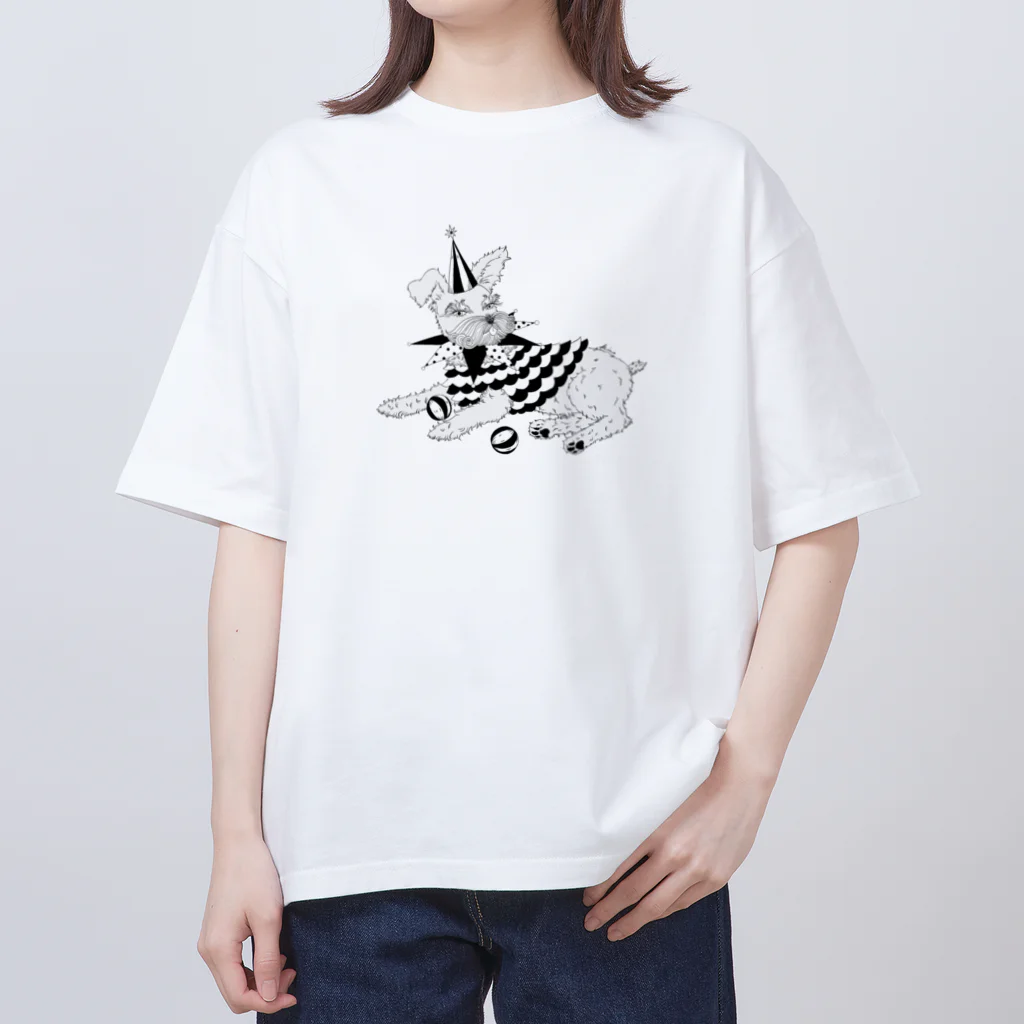 木ノ優姫乃のclown schnauzer オーバーサイズTシャツ