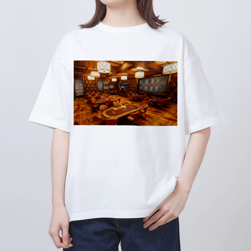 ADHD×POKERのラスベガス　ポーカー　ADHD　コンサータ オーバーサイズTシャツ