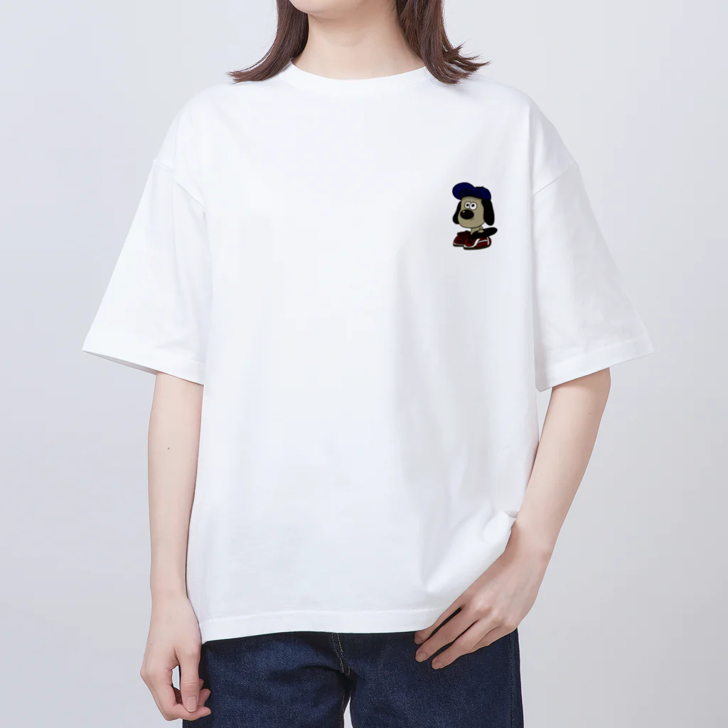 襟足のスケーターワンコ Oversized T-Shirt