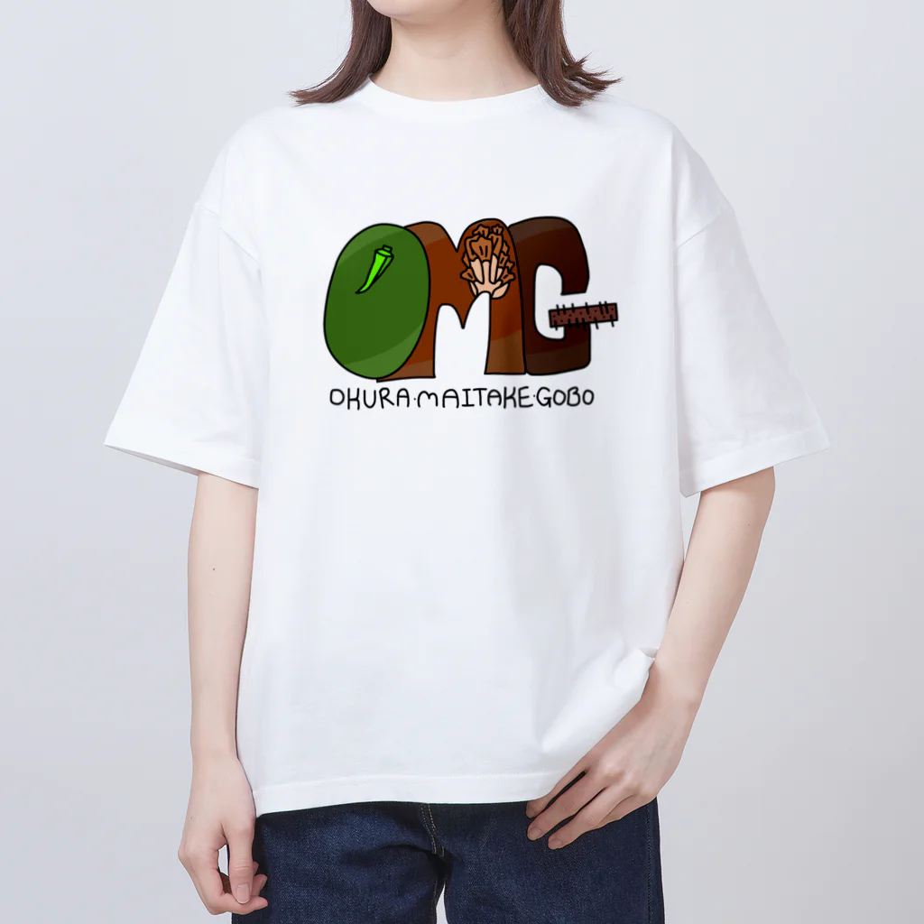 QB🦖のOMG(ベジタブル) Oversized T-Shirt